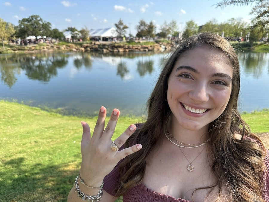 Nicole with her Texas A&M ring