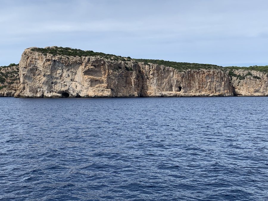 Cliffs on the coast of Sardinia